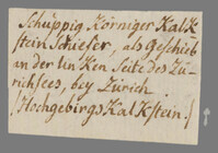 L 01545
<br/>
Label met opschrift
<br/>
<em>Escher von der Linth, Johannes Conrad (1767-1823)</em>